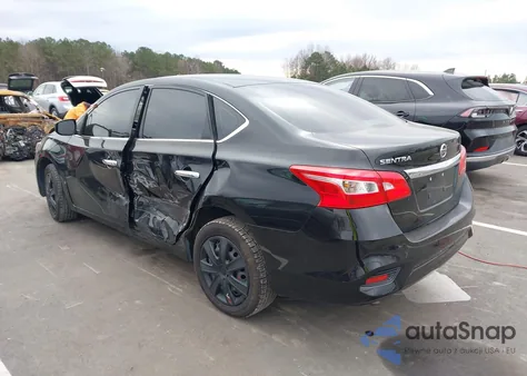 2017 Nissan Sentra S z USA, uszkodzony, nr VIN 3N1AB7AP4HY367622